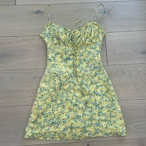 Sabo Skirt Floral Corset Mini Dress
